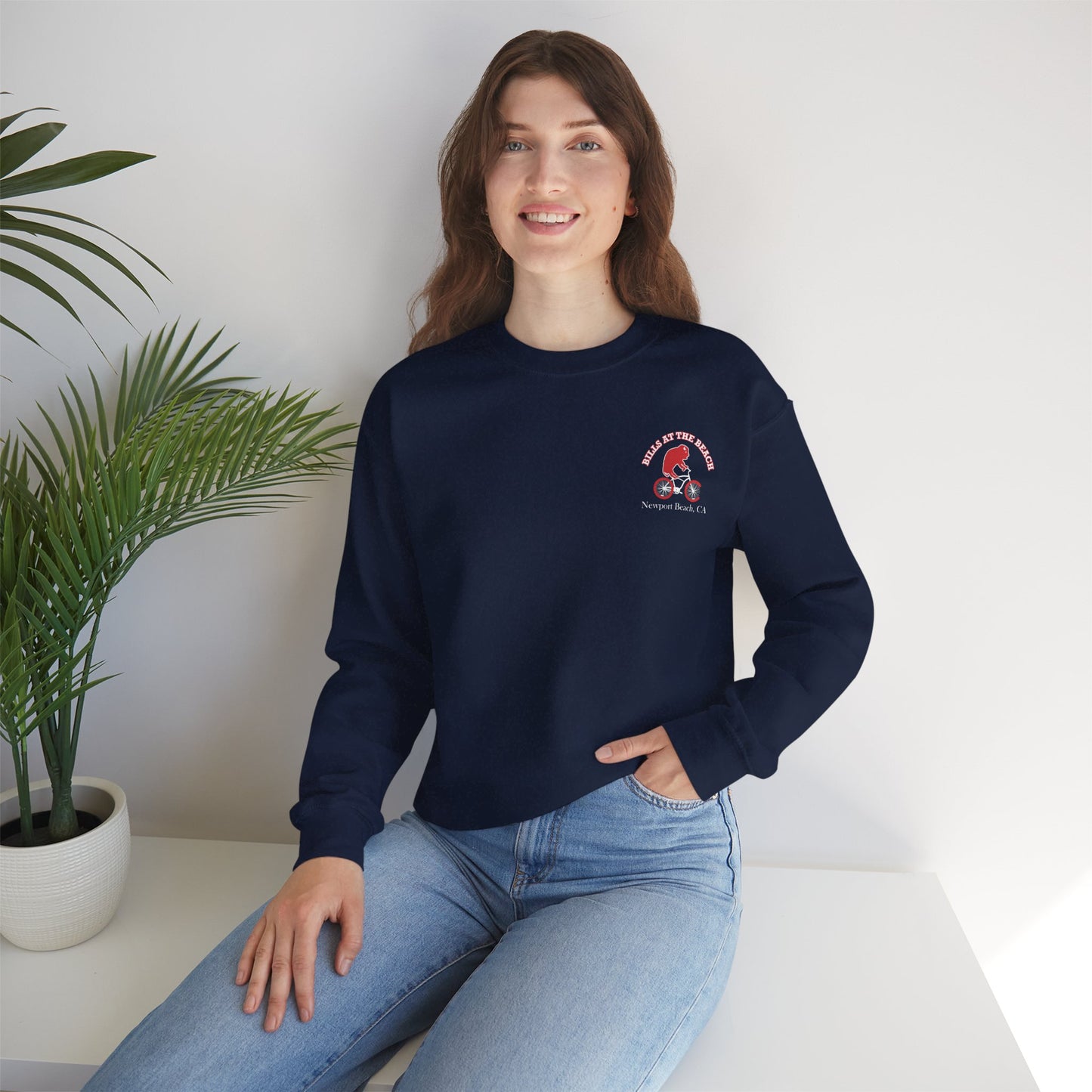 Bills Backers Orange County California Newport Beach Unisex Crewneck Sweatshirt