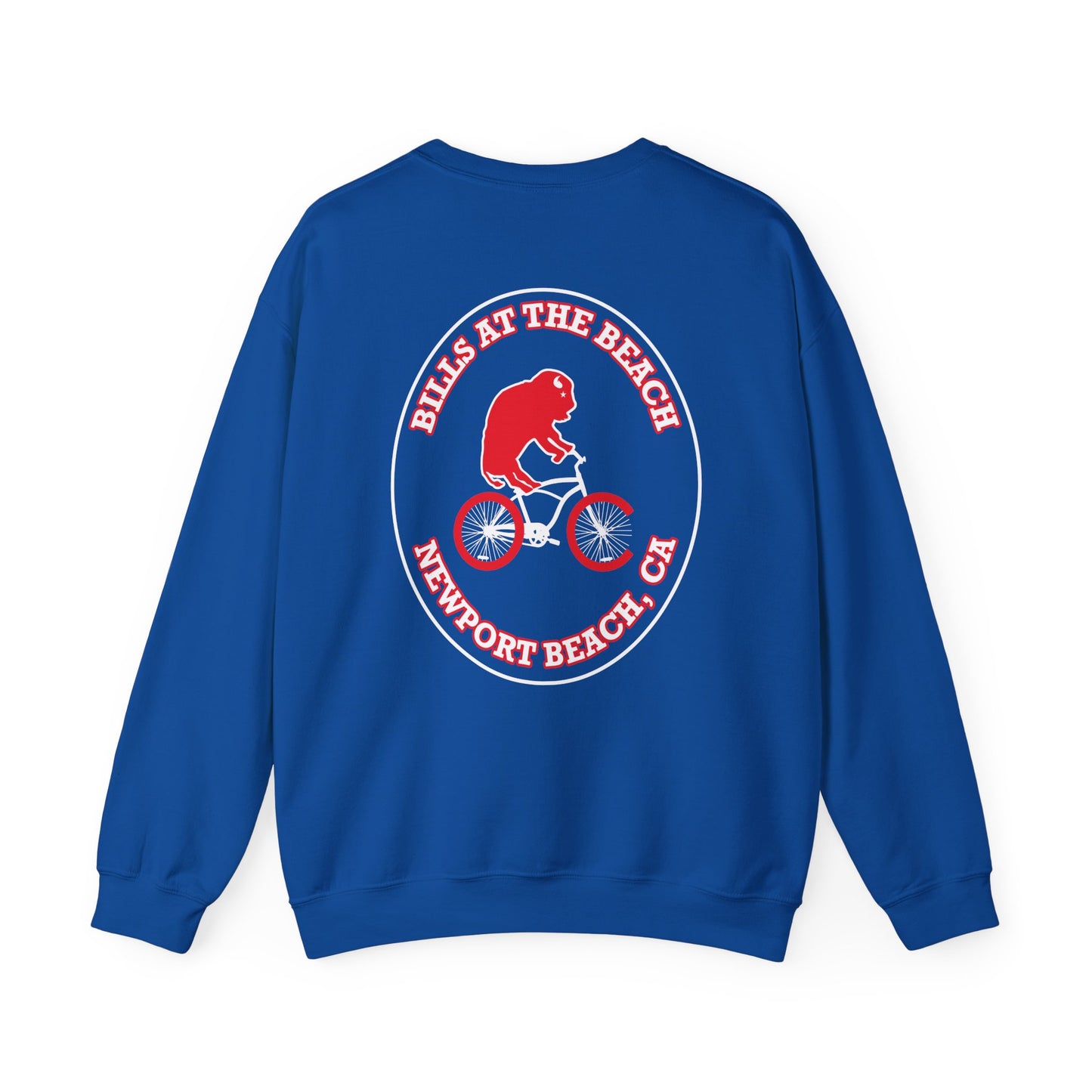 Bills at the Beach Newport Beach California Unisex Crewneck Sweatshirt