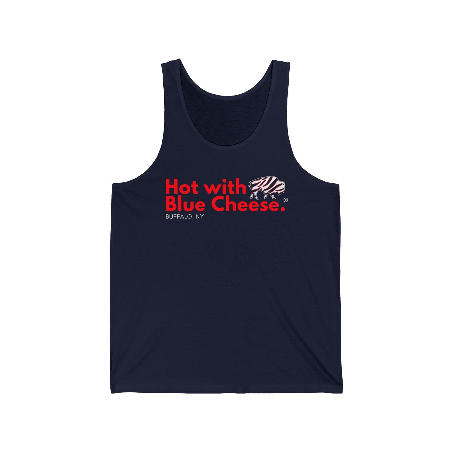 Hot with Blue Cheese™ Unisex Jersey Tank
