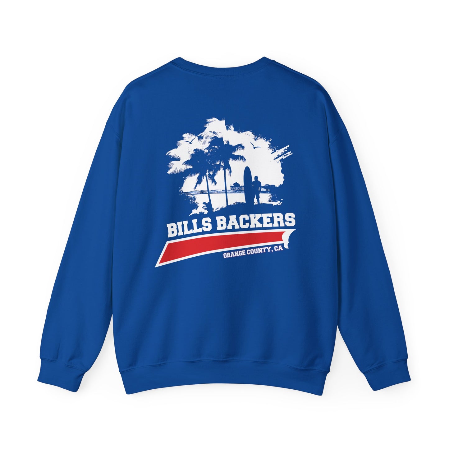 Bills Backers Orange County California Newport Beach Unisex Crewneck Sweatshirt