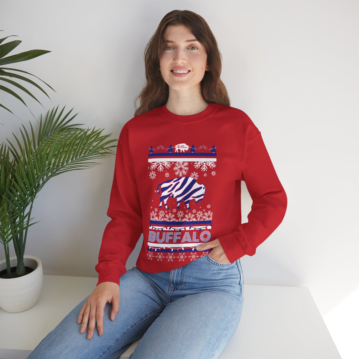 Buffalo Bills Christmas Unisex Crewneck Sweatshirt