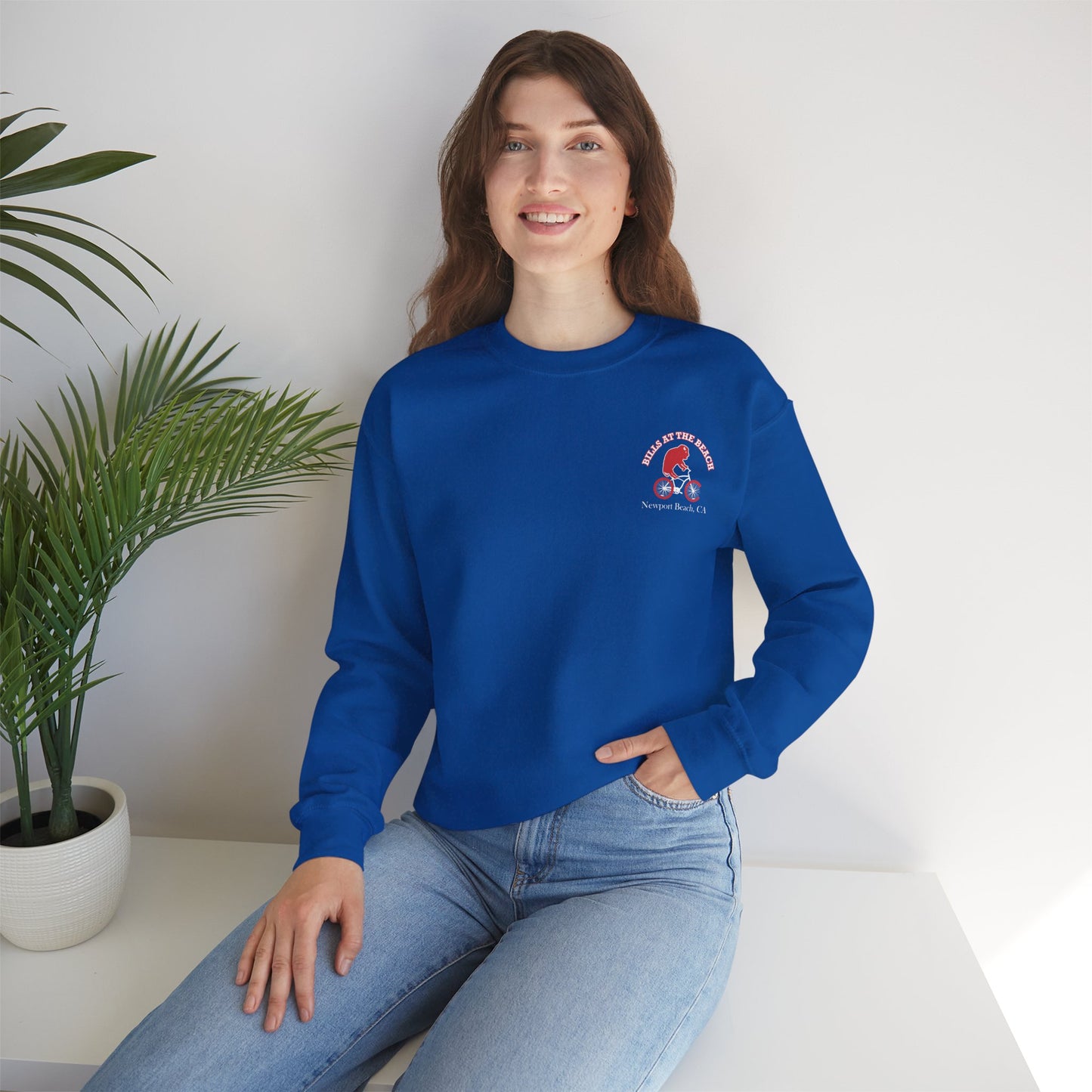 Bills Backers Orange County California Newport Beach Unisex Crewneck Sweatshirt