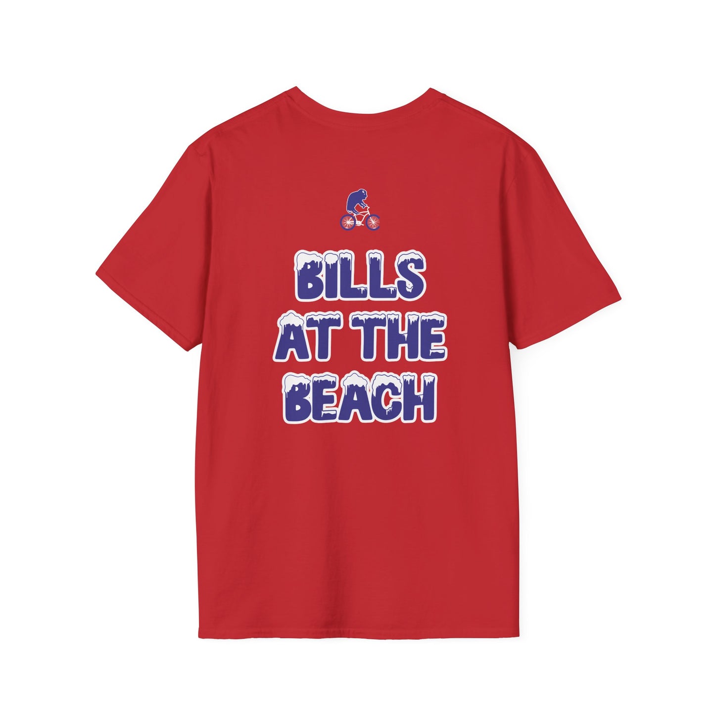 OC Mafia Elf Bills Backers Orange County (OC) Bills at the Beach Unisex T-Shirt