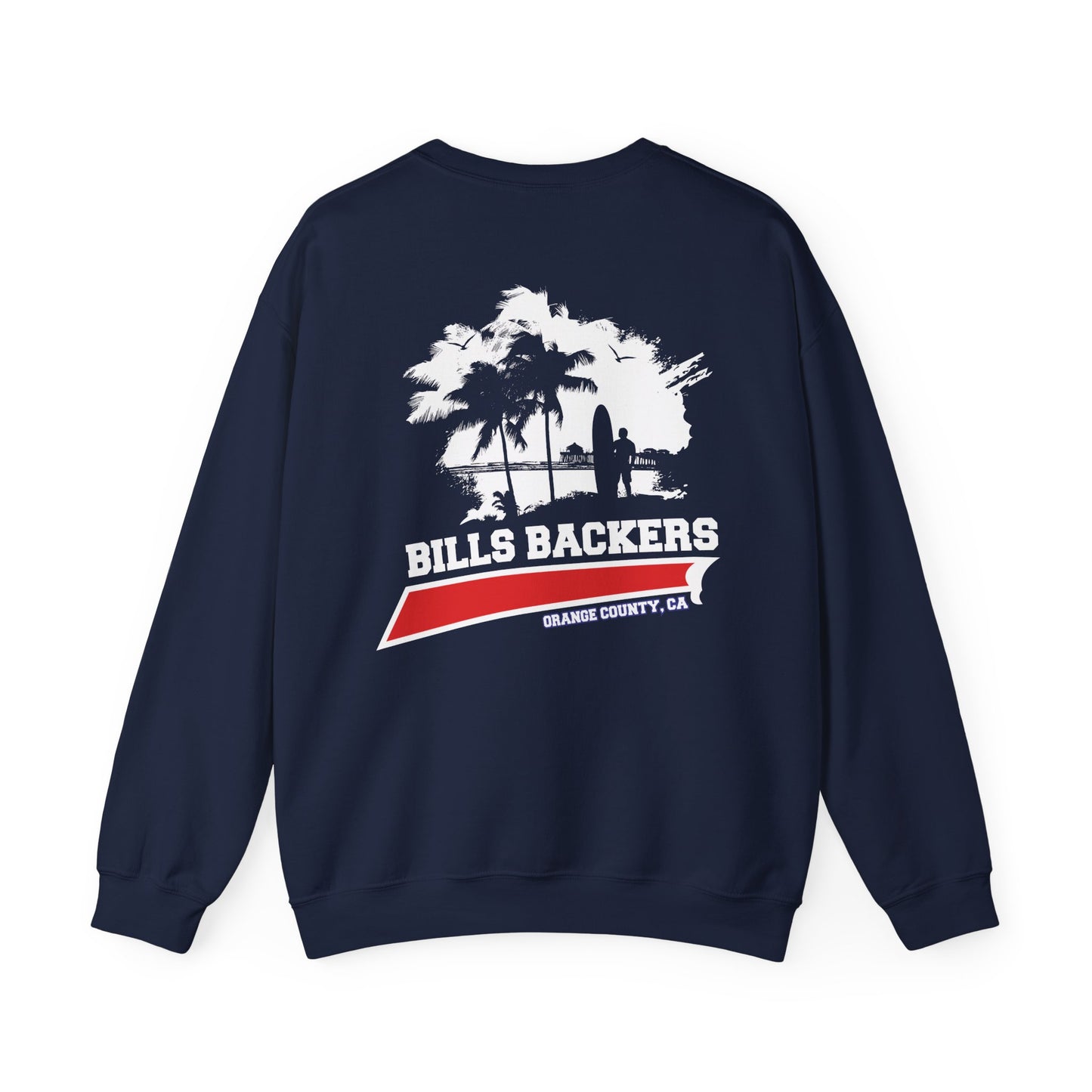 Bills Backers Orange County California Newport Beach Unisex Crewneck Sweatshirt