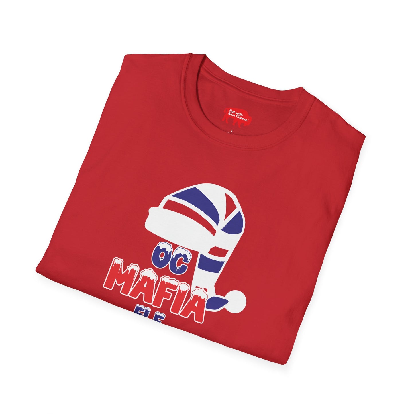 OC Mafia Elf Bills Backers Orange County (OC) Bills at the Beach Unisex T-Shirt