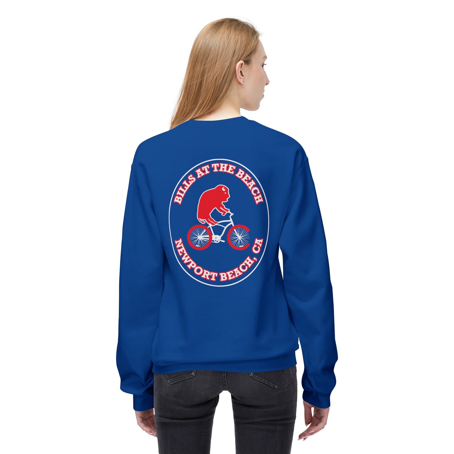“Bills at the Beach” Newport Beach Crewneck Sweatshirt