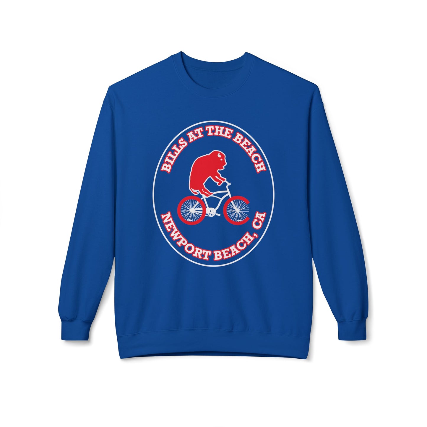 “Bills at the Beach” Newport Beach Crewneck Sweatshirt