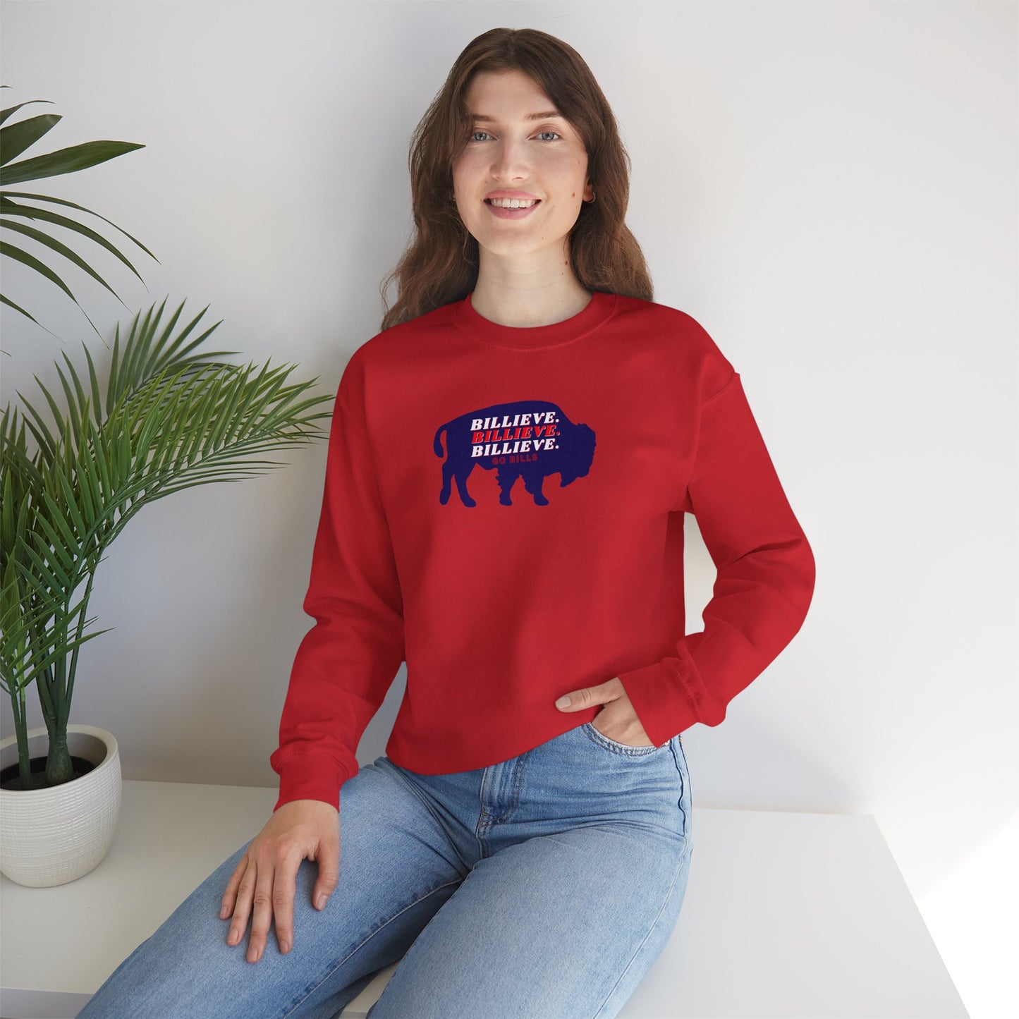 Buffalo Bills Billieve Unisex Crewneck Sweatshirt