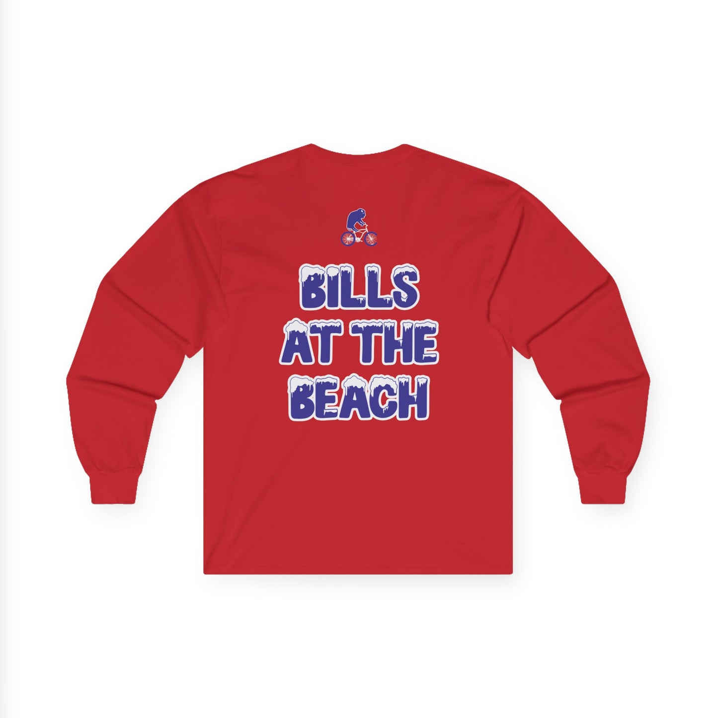 OC Mafia Elf Bills Backers Orange County (OC) Bills at the Beach Long Sleeve Unisex T-Shirt