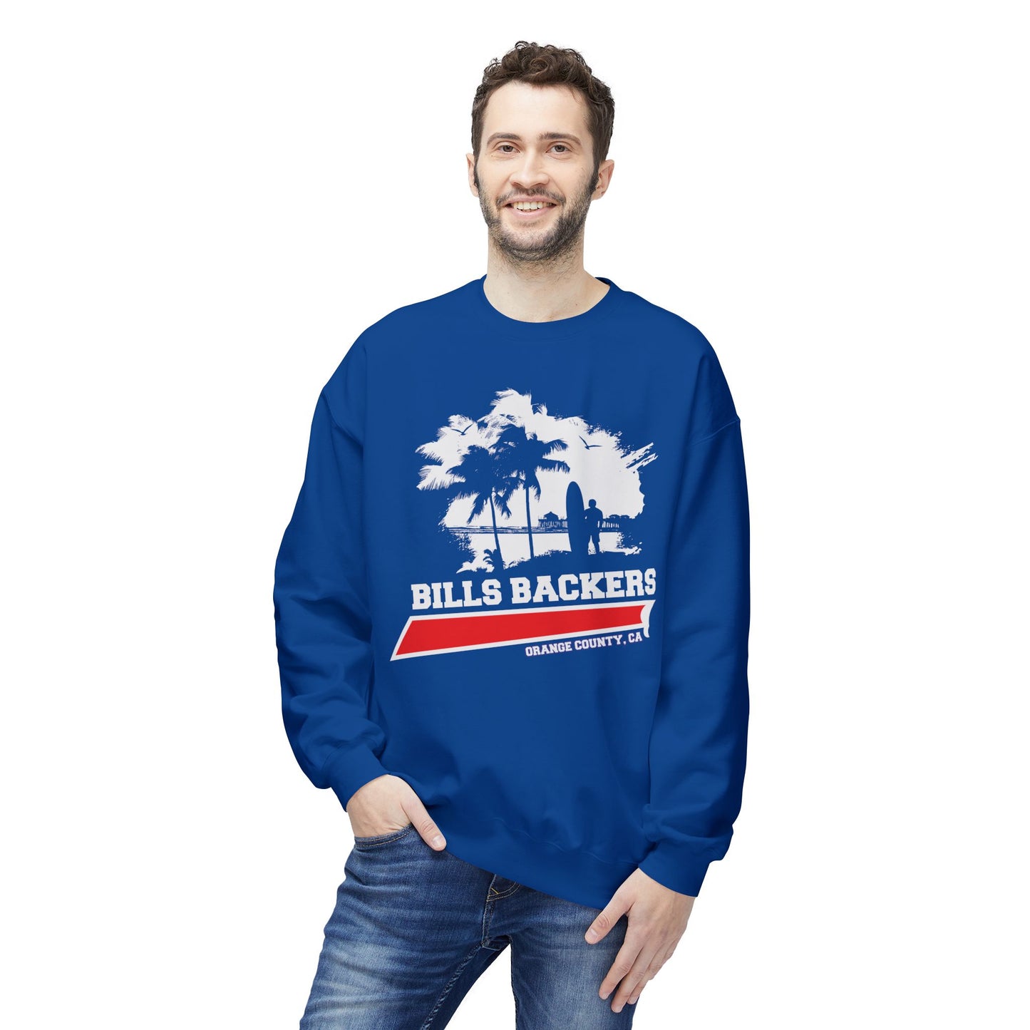 Bills Backers Orange County Crewneck Sweatshirt
