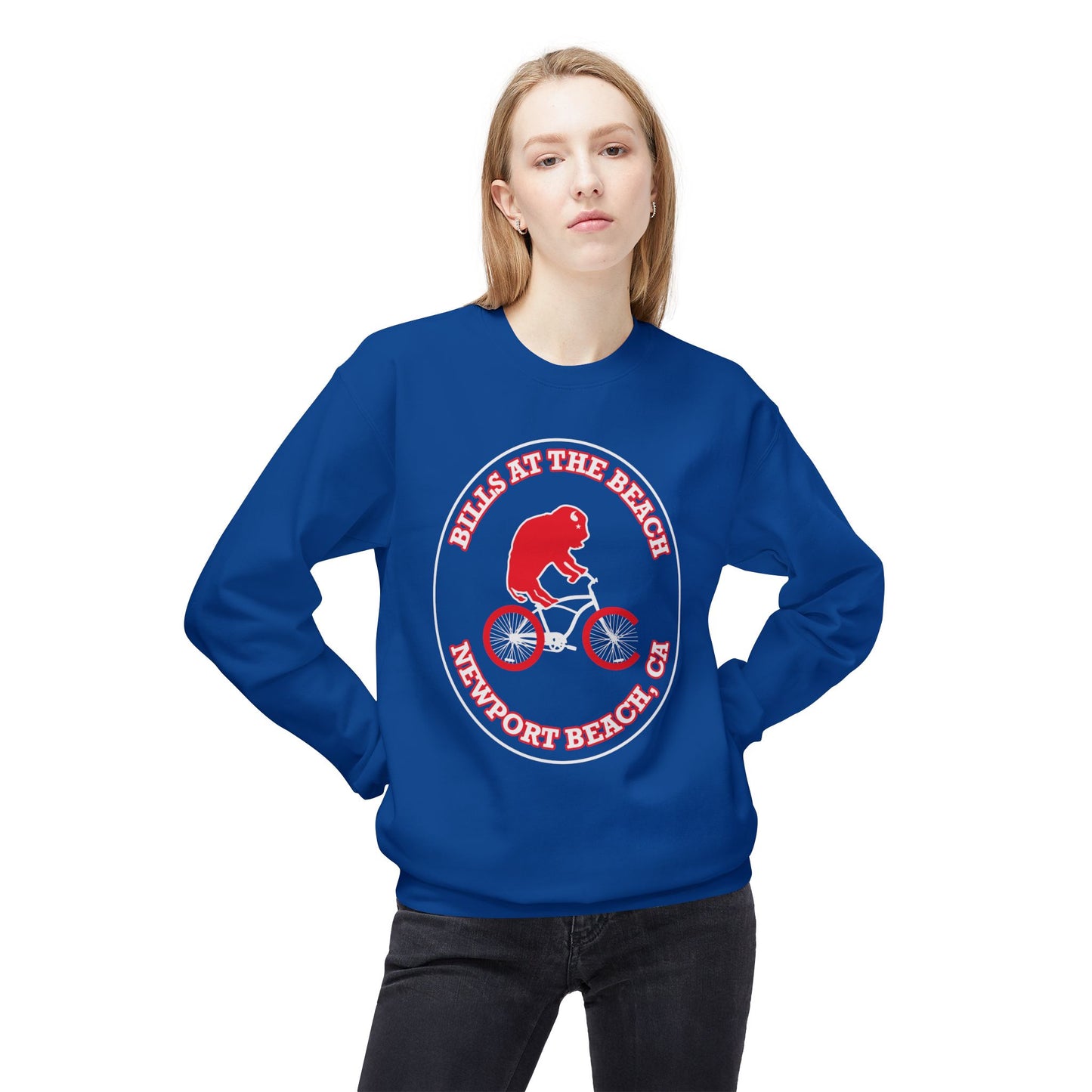 “Bills at the Beach” Newport Beach Crewneck Sweatshirt