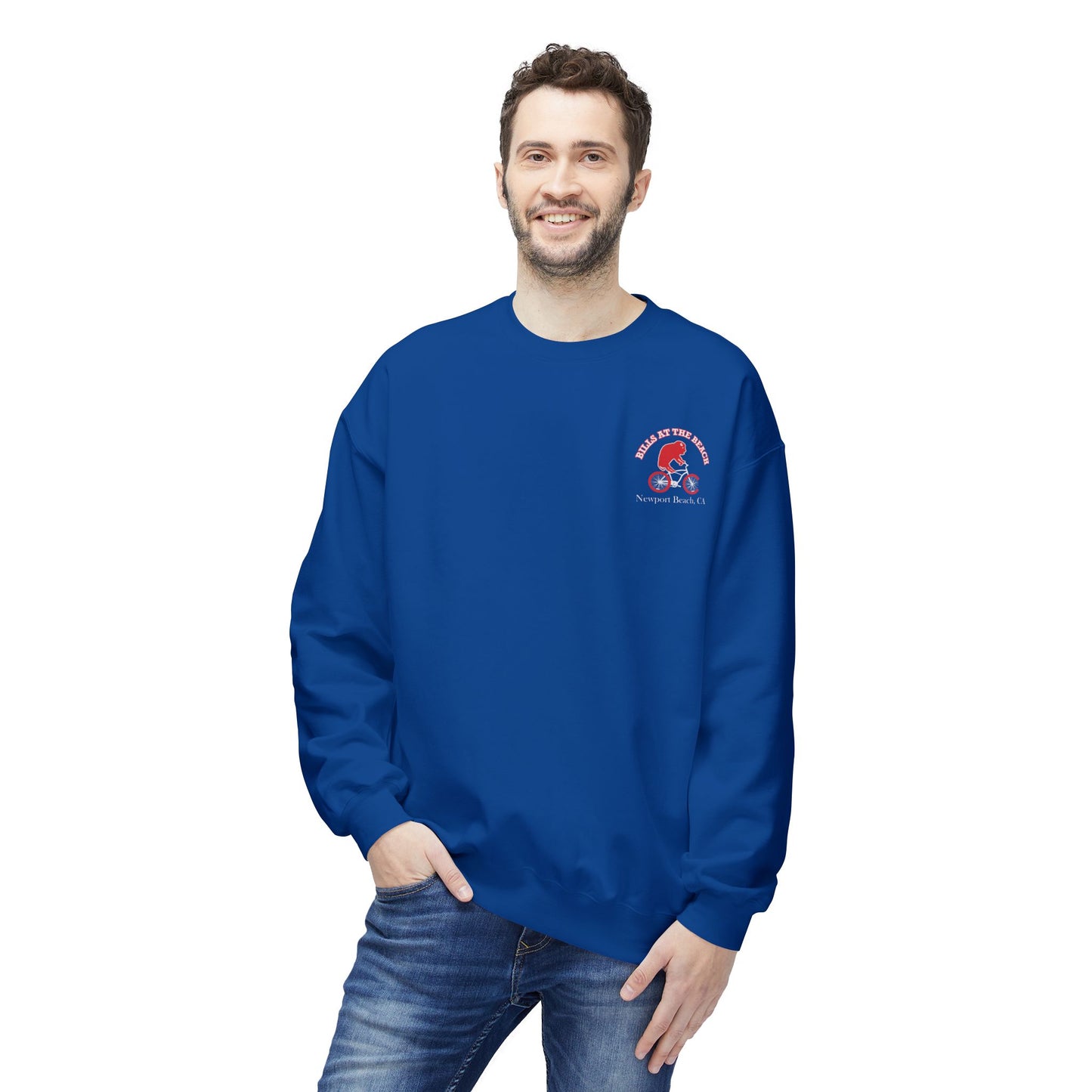 “Bills at the Beach” Newport Beach Crewneck Sweatshirt