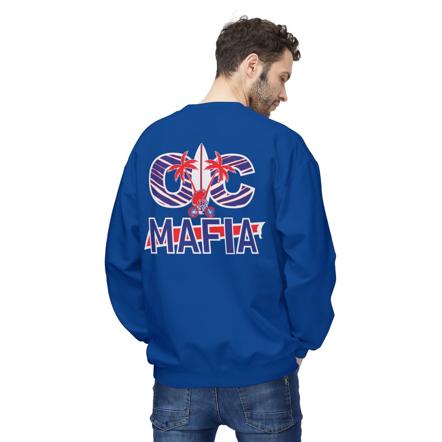 OC Mafia Back Design Crewneck Sweatshirt
