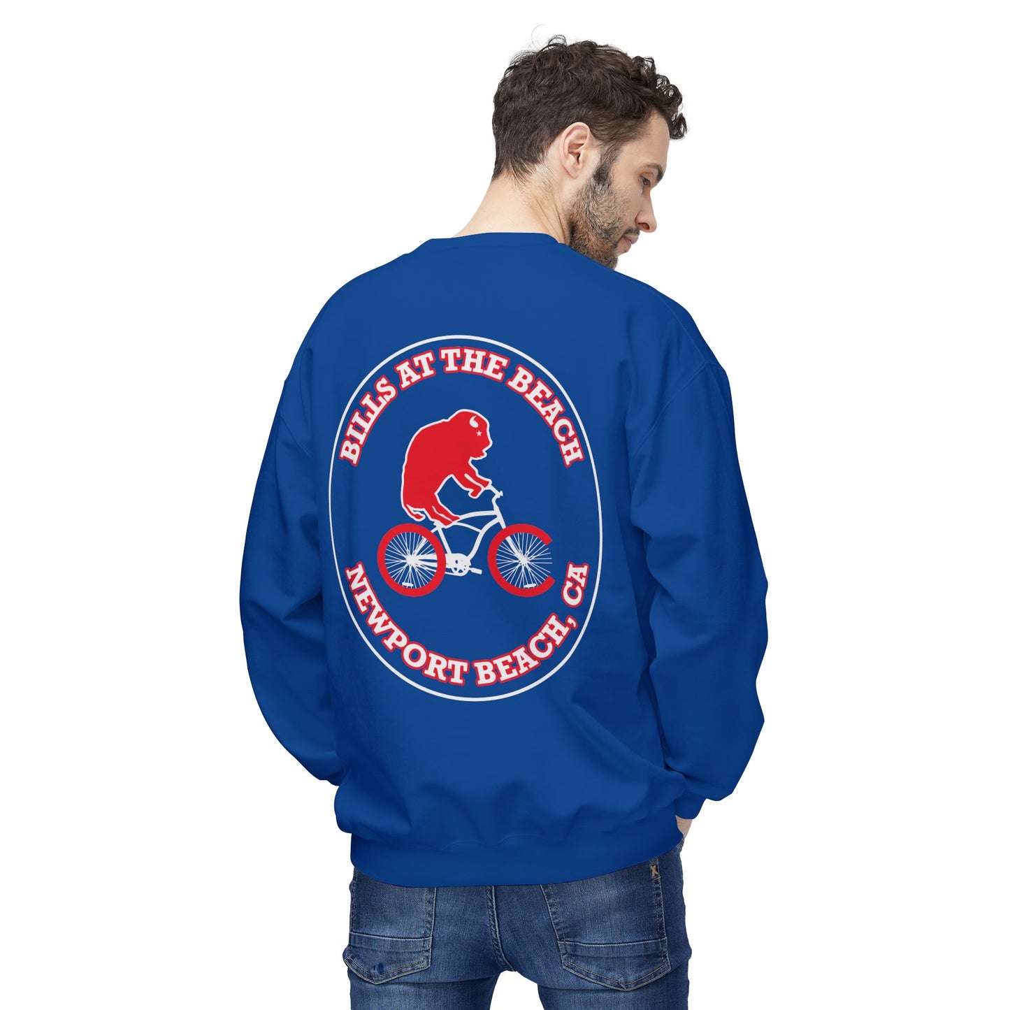 “Bills at the Beach” Newport Beach Crewneck Sweatshirt