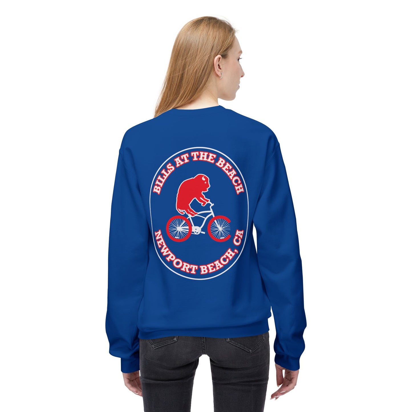 “Bills at the Beach” Newport Beach Crewneck Sweatshirt