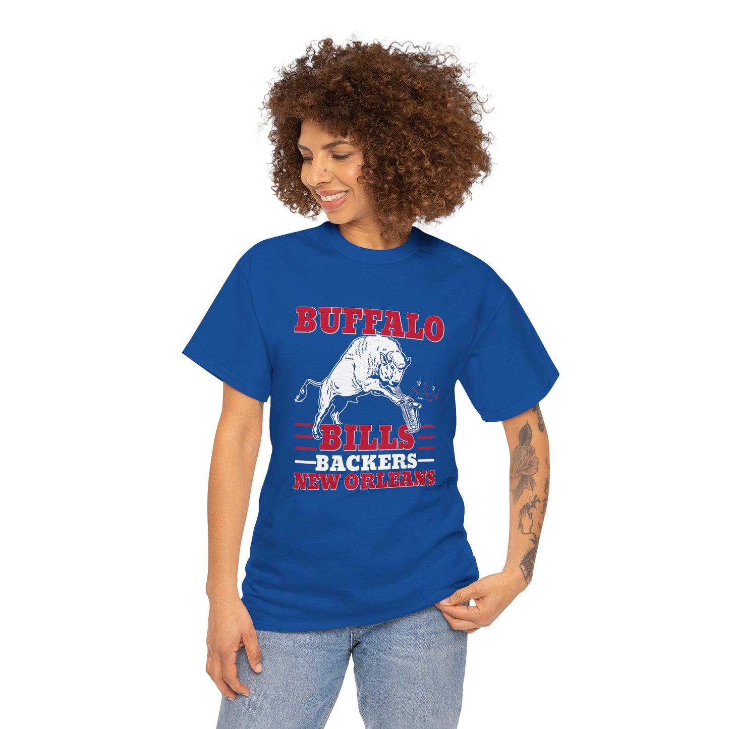 New Orleans Buffalo Bills Backers Saxophone Unisex T-Shirt