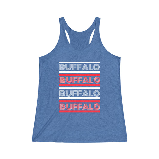 Buffalo Retro Women's Racerback Tank